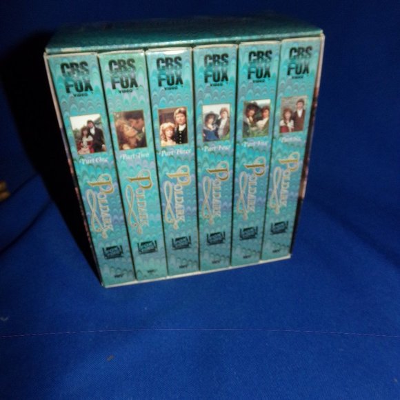 Vintage Poldark Full Season  Boxed Set 6 VHS Tapes - CBS FOX Video - 1975 BBC - Picture 1 of 13